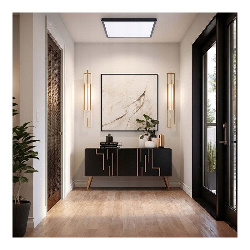 RAMKA RAMA NATYNKOWA CZARNA montażowa DO PANELA kaseton LED 60x60 40W 48W