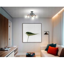 Lampa SUFITOWA WISZĄCA PLAFON LOFT EDISON 5 x E27