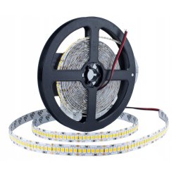 SUPER MOCNA Taśma LED PREMIUM 12V SMD2835 IP20 barwa biała CIEPŁA 1200d 5mb