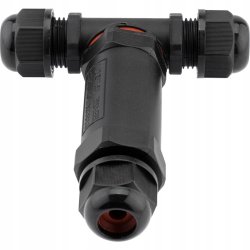 Złącze Kablowe Hermetyczne T CSJ 3x2,5mm 16A 250V IP68 10mm Złączka Do LED