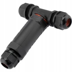 Złącze Kablowe Hermetyczne T CSJ 3x2,5mm 16A 250V IP68 10mm Złączka Do LED