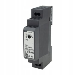 Zasilacz impulsowy PREMIUM na szynę DIN 12V 1,25A 15W do taśm led CCTV