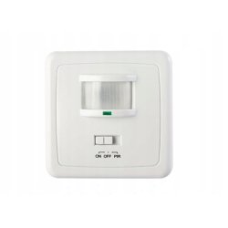 Czujnik ruchu zmierzchu sensor PIR dopuszkowy montażowy do puszki fi60 230V