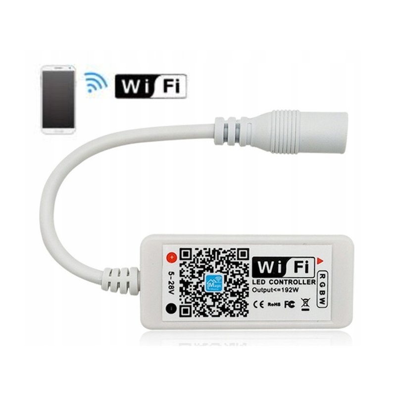 Sterownik Kontroler taśm LED RGBW WiFi Android iOS