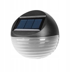 KINKIET SOLARNY Lampka solarna ogrodowa lampa ścienna LED ZIMNY