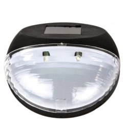 KINKIET SOLARNY Lampka solarna ogrodowa lampa ścienna LED ZIMNY