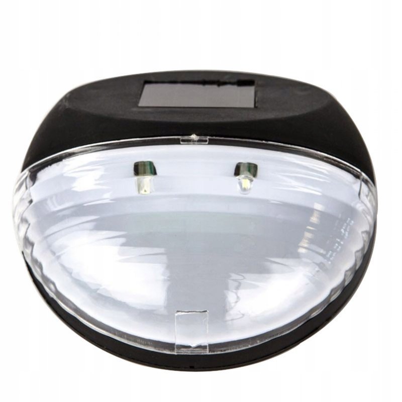 KINKIET SOLARNY Lampka solarna ogrodowa lampa ścienna LED ZIMNY