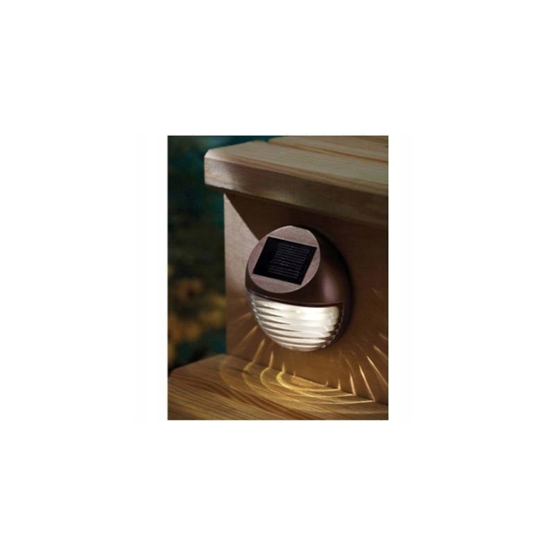 KINKIET SOLARNY Lampka solarna ogrodowa lampa ścienna LED ZIMNY