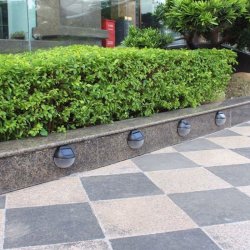 KINKIET SOLARNY Lampka solarna ogrodowa lampa ścienna LED ZIMNY