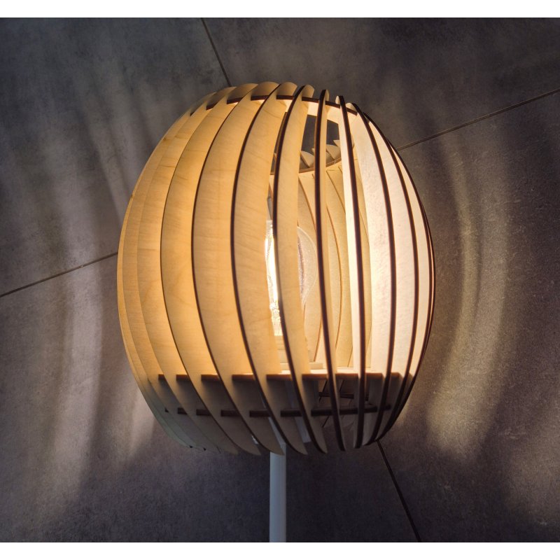 LAMPA WISZĄCA stała sufitowa żyrandol PLAFON klosz BECZUŁKA drewno na 1 E27