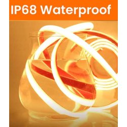 Taśma LED COB 24V 480 d. 3000K 10W/m IP68 5m do sauny basenu oczka wodnego