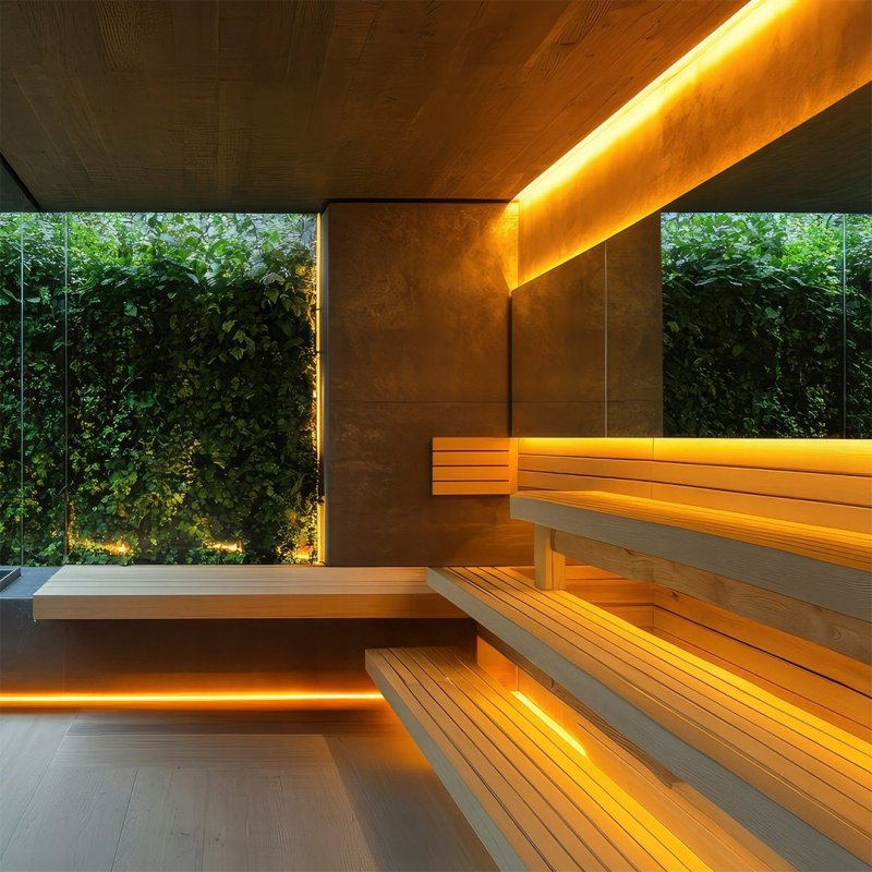 Taśma LED COB 24V 480 d. 3000K 10W/m IP68 5m do sauny basenu oczka wodnego