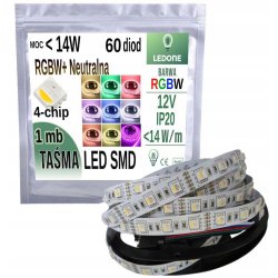 TAŚMA LED PREMIUM RGBW + NW 4in1 5050 IP20 300d 1m
