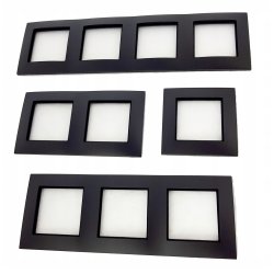 RAMKA POJEDYNCZA do systemu OSPEL ARIA R-1 CZARNA