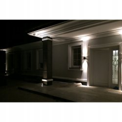 KINKIET LAMPA OPRAWA ELEWACYJNA 2xGU10 230V do LED