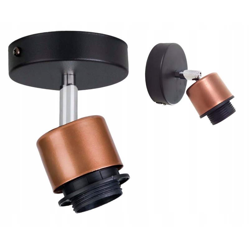 PODSTAWA BAZA LAMPA SUFITOWA PLAFON KINKIET ŚCIENNY RUCH LOFT POD KLOSZ E27