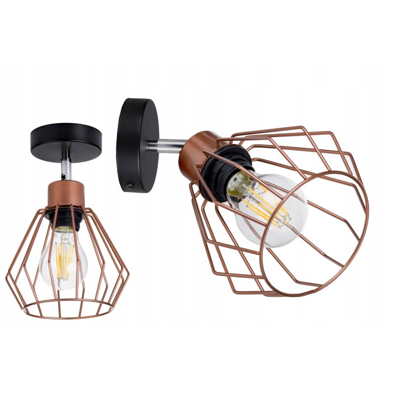 PODSTAWA BAZA LAMPA SUFITOWA PLAFON KINKIET ŚCIENNY RUCH LOFT POD KLOSZ E27