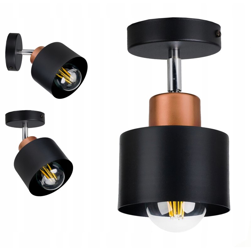 PODSTAWA BAZA LAMPA SUFITOWA PLAFON KINKIET ŚCIENNY RUCH LOFT POD KLOSZ E27