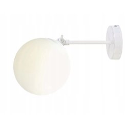 Lampa sufitowa i kinkiet ścienny RUCHOMY LOFT klosz SZKLANY KULA na 1x E27
