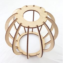 LAMPA KINKIET E27 ścienny ruchomy loft KULA Drewno