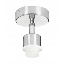 LAMPA KINKIET ścienny ruch loft drut na E27 chrom