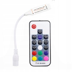 Taśma LED ZESTAW 150 RGB 3m + sterownik RF17 + zas