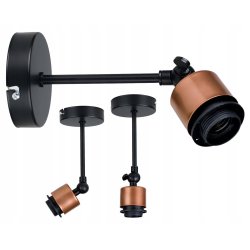 PODSTAWA BAZA LAMPA SUFITOWA PLAFON KINKIET ŚCIENNY RUCH LOFT POD KLOSZ E27