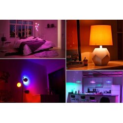 Żarówka SMART inteligentna LED E27 A60 12W RGB+CCT na WIFI + Bluetooth