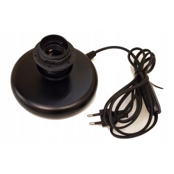 Lampka nocna Lampa stołowa biurkowa loft szklany klosz na led E27