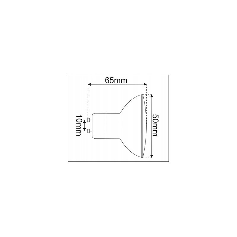 Żarówka PREMIUM LED GU10 3W 250 lm barwa ZIMNA