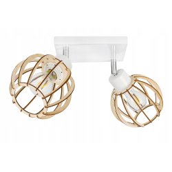 LAMPA plafon SUFITOWA ŻYRANDOL ruchomy loft DREWNO