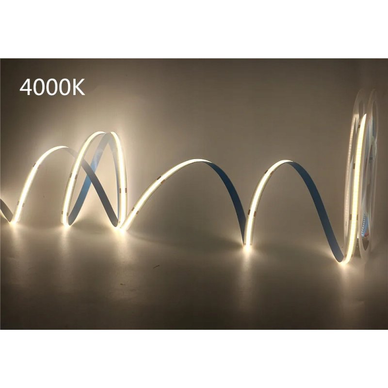 Taśma LED COB MOCNA 24V 528 diod/m 14W/m barwa biała NEUTRALNA PRO 5mb
