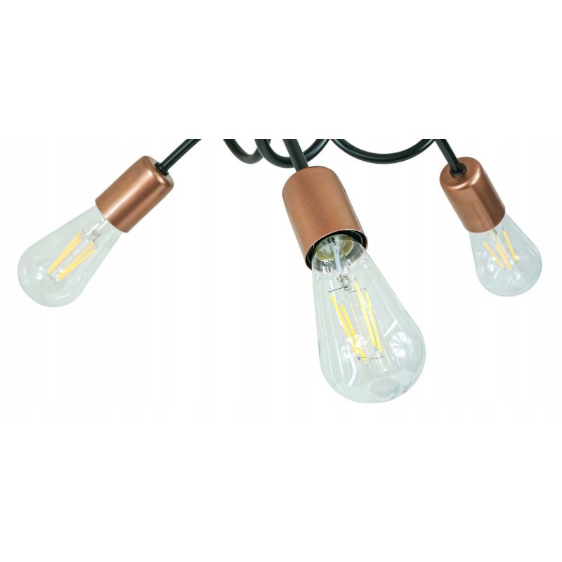 Lampa SUFITOWA WISZĄCA PLAFON LOFT EDISON 2 x E27