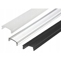 PROFIL ALUMINIOWY SREBRNY do taśm led do PŁYTEK gips + KLOSZ 2m