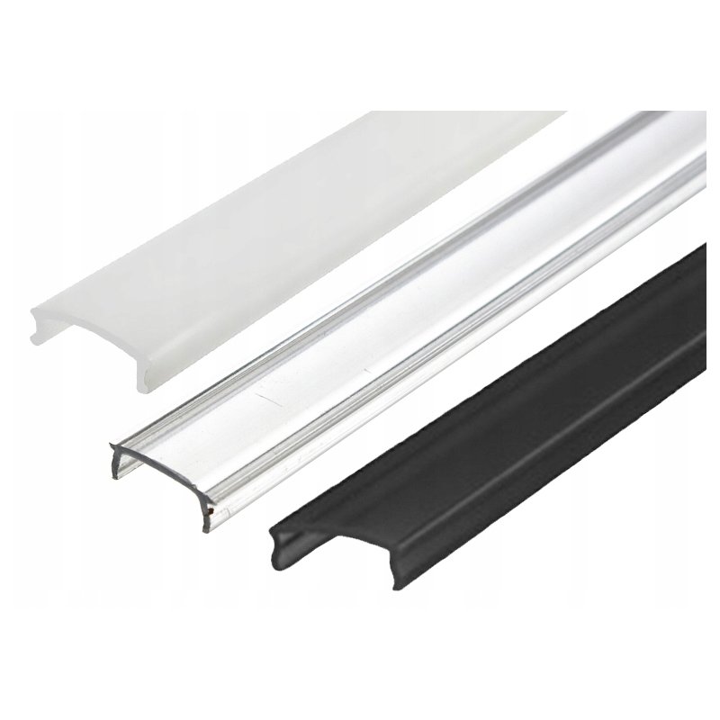 PROFIL ALUMINIOWY SREBRNY do taśm led do PŁYTEK gips + KLOSZ 2m