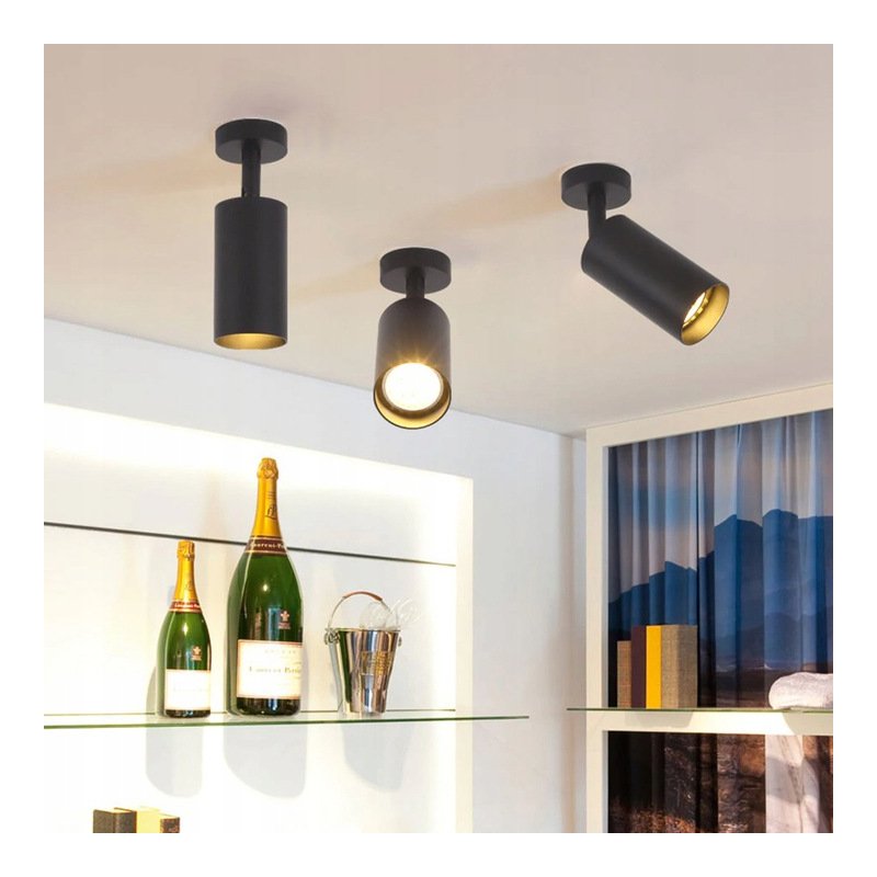 LAMPA sufit KINKIET ŚCIENNY regulowany SPOT 1 GU10
