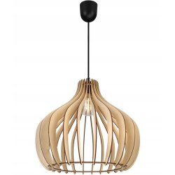 LAMPA WISZĄCA ZWIS żyrandol sufiowa LOFT Drewno 1