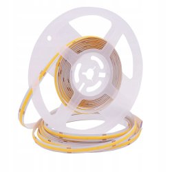 Taśma LED COB linia PRO 48V 8W 480 diod na metr Neon Ciepły 1m z rolki 50m