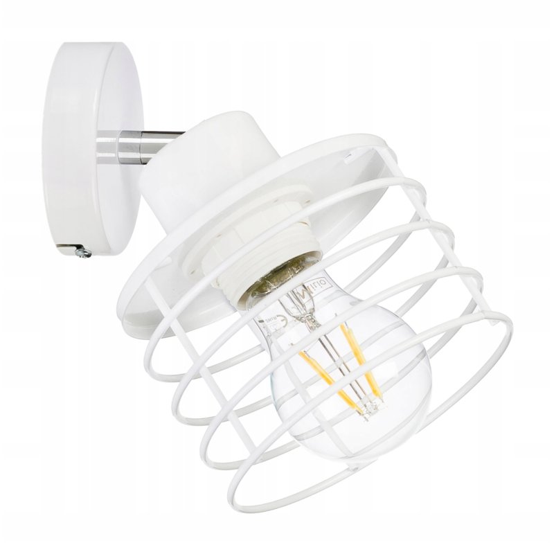 LAMPA KINKIET ŚCIENNY regulowany loft SPRĘŻYNA