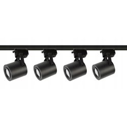 4x SPOT REFLEKTOR GU10 SZYNOPRZEWÓD 2m na szynę 1f