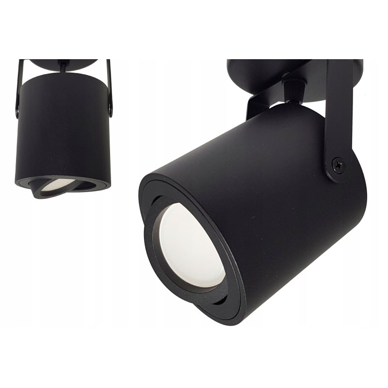 4x SPOT REFLEKTOR GU10 SZYNOPRZEWÓD 2m na szynę 1f