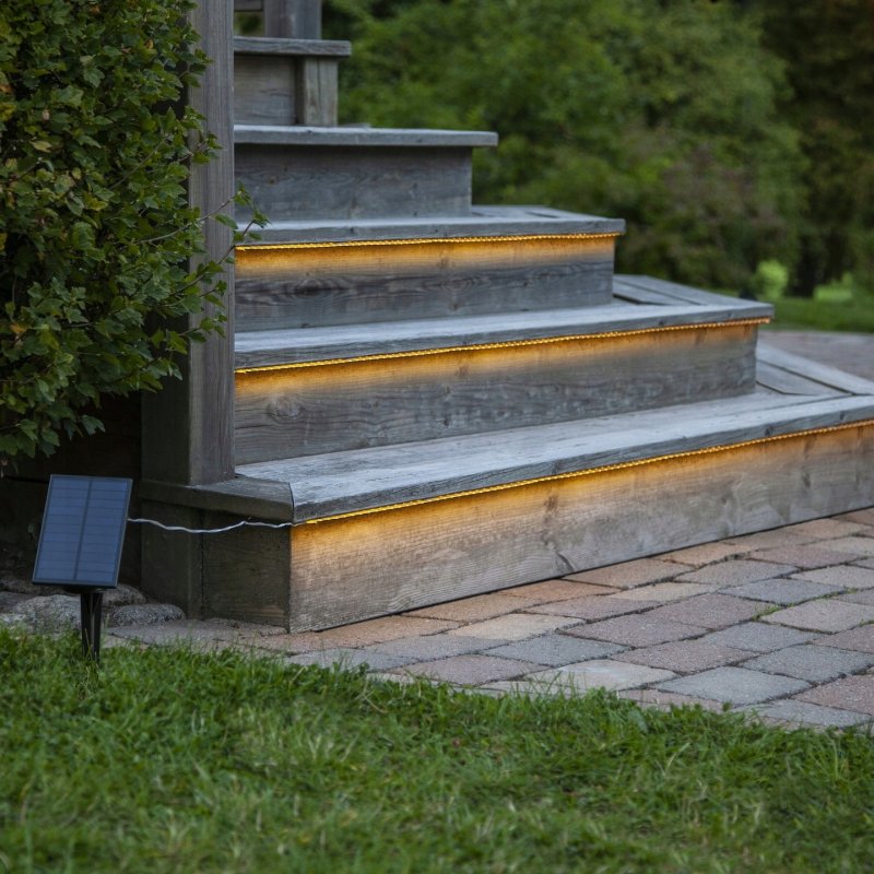 ZESTAW Taśma SOLARNA LED barwa CIEPŁA 20mb 200W IP65 hermetyczna z pilotem