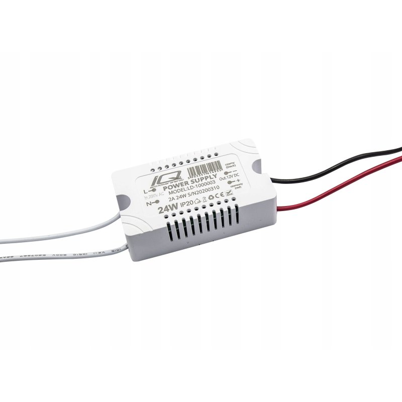 ZASILACZ MEBLOWY MINI PLA 12V 2A 24W IP20 taśm led