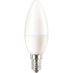 Żarówka LED E14 PHILIPS 5W  40W 470lm Barwa 4000k Świeczka Corepro Premium