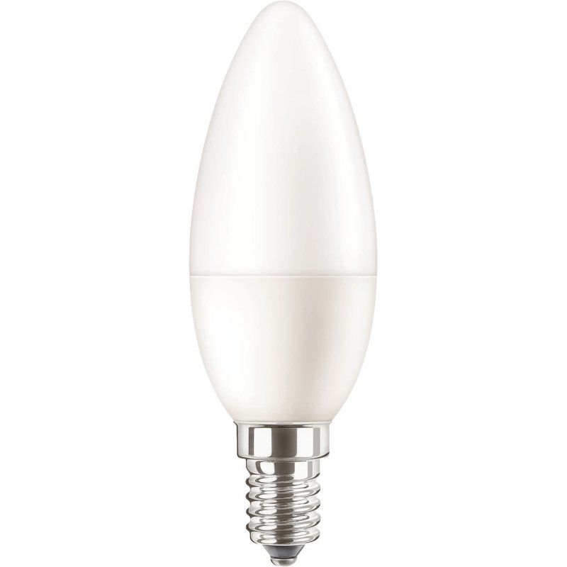 Żarówka LED E14 PHILIPS 5W  40W 470lm Barwa 4000k Świeczka Corepro Premium