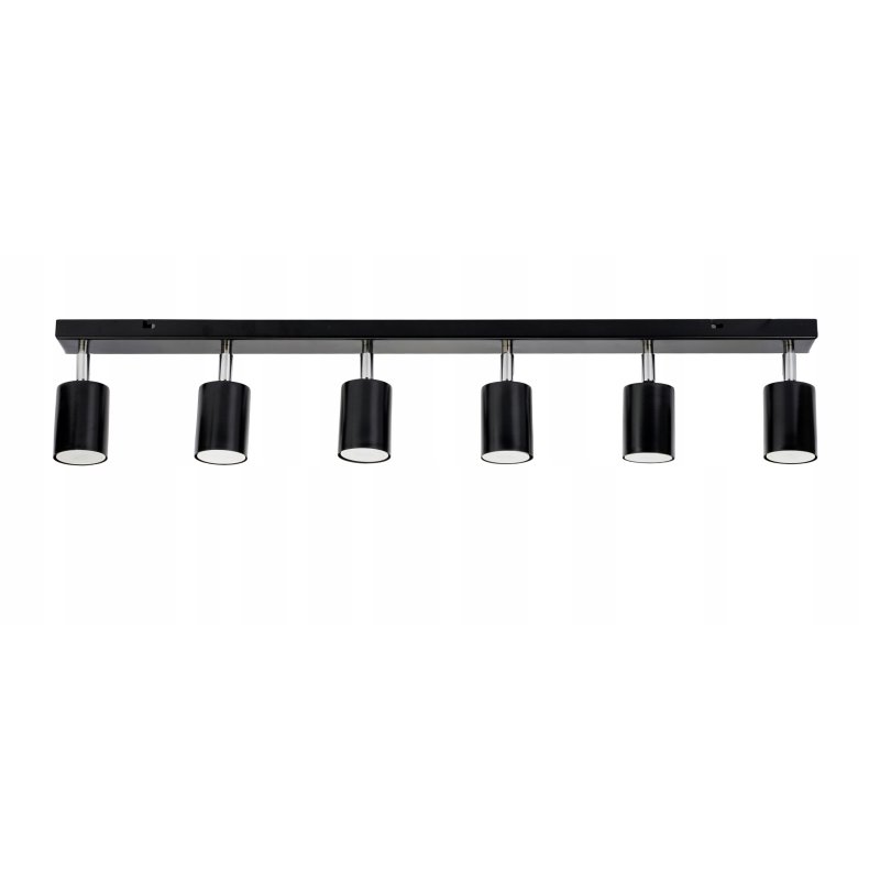 LAMPA SUFITOWA SPOT TUBA OPRAWA REGULOWANA BELKA 80CM SZYNA NA 6 GU10 230V