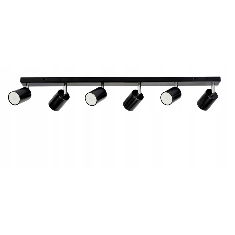 LAMPA SUFITOWA SPOT TUBA OPRAWA REGULOWANA BELKA 80CM SZYNA NA 6 GU10 230V