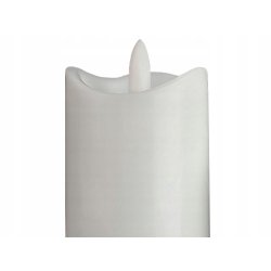 ŚWIECZKA LED woskowa wkład znicz ŚWIECA ruchomy PŁOMIEŃ 12,5cm na baterię