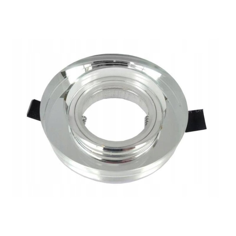 OPRAWA HALOGENOWA GRUBA SZKLANA LED OKRĄGŁA BIAŁA