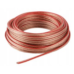 Kabel Przewód głośnikowy Audio LED 2x0,35mm CCA 2m